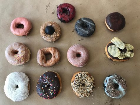 A selection of donuts for testing ... but which was judged to be the best?